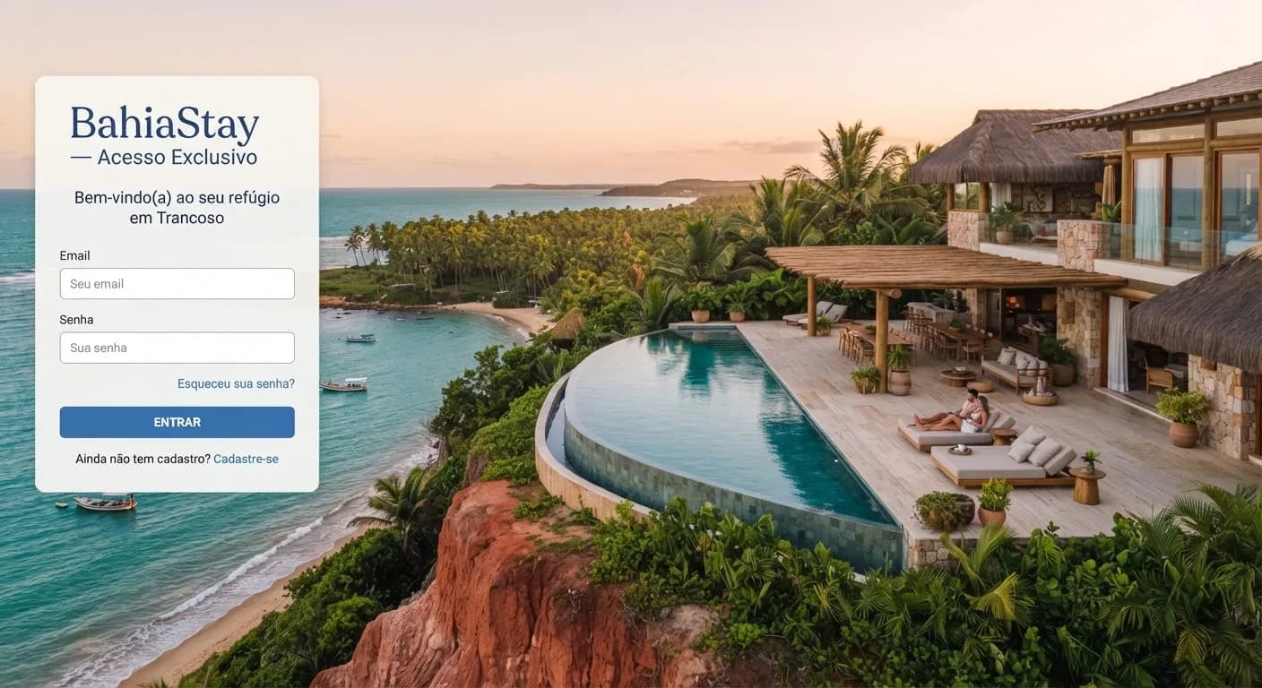 Villa à beira-mar em Trancoso no alto da falésia, com piscina de borda infinita sobre o Atlântico ao fim da tarde